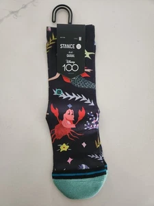 Stance Kids Socks Casual Disney 100 Youth Size M 11-2 Little Mermaid Ariel - Picture 1 of 2