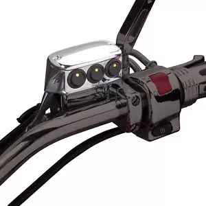Show Chrome Brake Side Switch Box in Chrome- GL1800/1500/VT750/VTX/VT600/VT1100 - Foto 1 di 4
