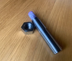 Chrome Plated Bolt Diversion Safe - Secret Compartment For Cash / Money. Travel - Picture 1 of 3