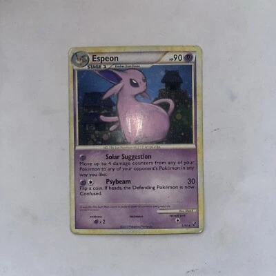 Espeon Holo 2/90 - HeartGold & SoulSilver Undaunted Rare Pokemon TCG - Image 1 of 3