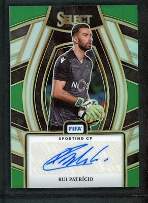 2023-24 RUI PATRICIO AUTO PANINI SELECT FIFA SILVER GREEN AUTOGRAPHS - Image 1 of 2