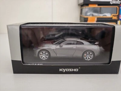 Kyosho 1/43  Nissan GT-R R35 2008 Dark Grey Metal - Immagine 1 di 2