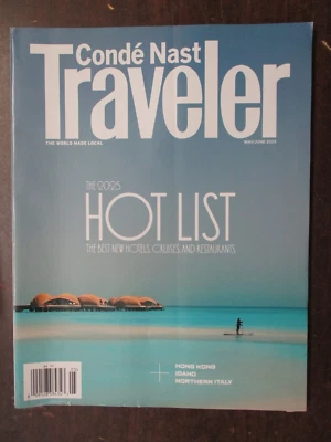 CONDE NAST TRAVELER MAGAZINE  MAY JUNE 2025 HOT LIST HONG KONG NORTHERN ITALY - Image 1 of 2