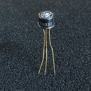 2N332 GE NPN Transistor Black Can - NOS Qty 1 GE2N332 - Picture 1 of 1