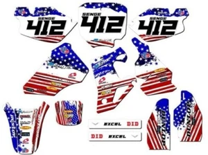 1996-2002 CR 80 MERICA Usa Senge Graphics Kit Compatible with Honda - Picture 1 of 10