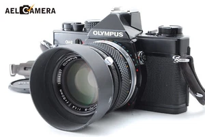 【EXC+5】 OLYMPUS OM-2 35mm SLR Camera Black ZUIKO MC 50mm F1.4 Lens From JAPAN - Picture 1 of 9