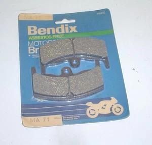 HONDA CBX 400 CBX 550 NV400 VT 400 VF400 BENDIX BRAKE PADS MA71 - Picture 1 of 1