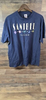 Camiseta Miller XL De Colección Isla Sanibel Puntada Única Hecha en EE. UU. Usada Foto 1 de 4