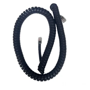 Vodavi Infinite 12ft Charcoal Gray Handset Cord Telephone Base Coil Curly Cord - Picture 1 of 1