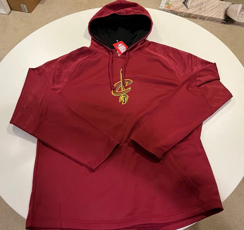 Cleveland Cavaliers Sweater Sweatshirt Maroon Yellow Men’s Size Extra Large NEW Cover