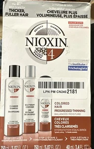 Nioxin Set-3 Piece Full Kit System 4 With Cleanser Shampoo 5 oz & Scalp Therapy - Picture 1 of 1