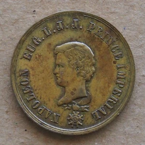 FRANKREICH. MARKE 19. JAHRHUNDERT. Napoléon III et le prince impérial Napoléon Eugène. - Bild 1 von 2