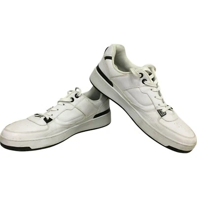 Levis RIO 3 Ultra Hyde Black Monochrome Sneakers Mens Size 12M White Lace Up - Image 1 of 4