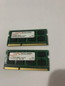 Elpida 4 GB Dual Channel Kit 2 x 2 GB Memory 204 Pin DDR3 SO-DIMM for apple - Picture 1 of 2