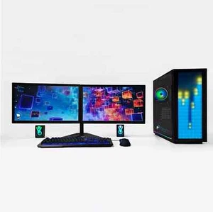 Gaming PC bundle set i7 6700 32GB DDR4 GT DDR5 RTX DDR6 512GB SSD 1 TB HDD Win10 - Picture 1 of 23
