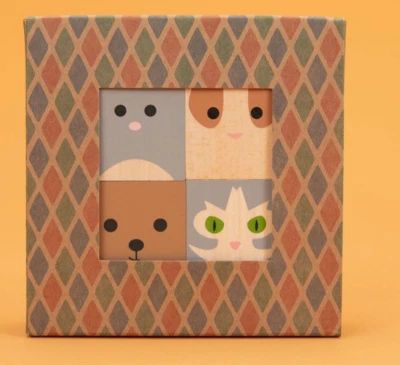 NEW. Uncle Goose Cubelings Pets Basswood Blocks Made in USA - Image 1 of 4