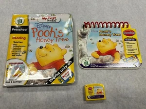 LEAP FROG MY FIRST LEAP PAD DISNEY POOH'S HONEY TREE BOOK & CARTRIDGE - NICE - Picture 1 of 2