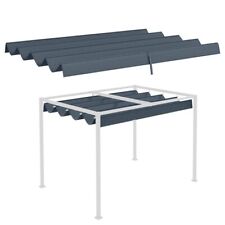 Outsunny Pergola Sun Shade Cover Roof Replacement for 3 x 2.15m Pergola, Grey