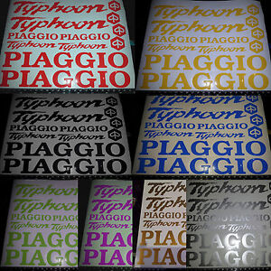 Piaggio Typhoon Decals/Stickers in ALL COLOURS 50 125 172 180 183