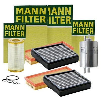Kit de filtro de aceite de motor de combustible de cabina de aire Mann-Filter para Mercedes-Benz C32 AMG Foto 1 de 2