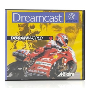 Sega Dreamcast Promo: Ducati World - IMBALLO ORIGINALE disco white label (stampa modello CD)