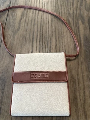 Esprit Marrón Imitación Cuero Bolso Cartera Mujer’s Accesorio Bandolera Foto 1 de 4