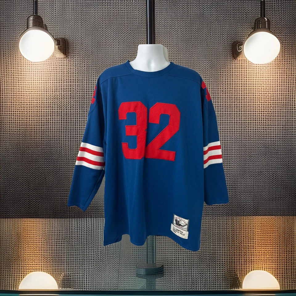 OJ Simpson NFL Camiseta de fútbol americano retro de los Buffalo Bills #32 Azul Foto 1 de 4