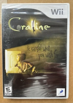 Coraline Nintendo Wii 2009 New Sealed Tim Burton - Image 1 of 4