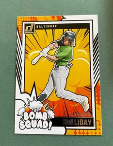 2024 Panini Donruss Béisbol Jackson Holliday Bomb Squad #8 Baltimore Orioles - Imagen 1 de 2