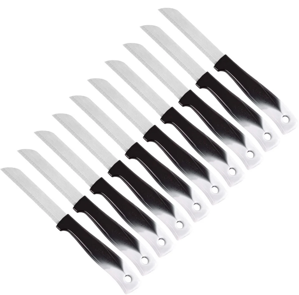 4 Solingen Küchenmesser Schälmesser Obstmesser Gemüsemesser Wellenschliff