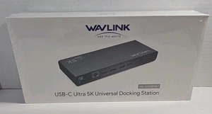 Wavlink WL-UG69DK1 USB-C Ultra 5K Universal Dockingstation - Schwarz - Bild 1 von 5