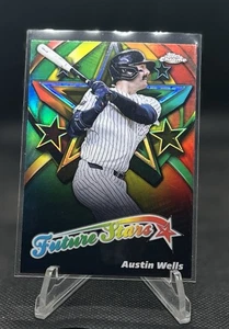 2025 Topps Chrome Austin Wells Future Stars #FS-9 New York Yankees - Picture 1 of 2
