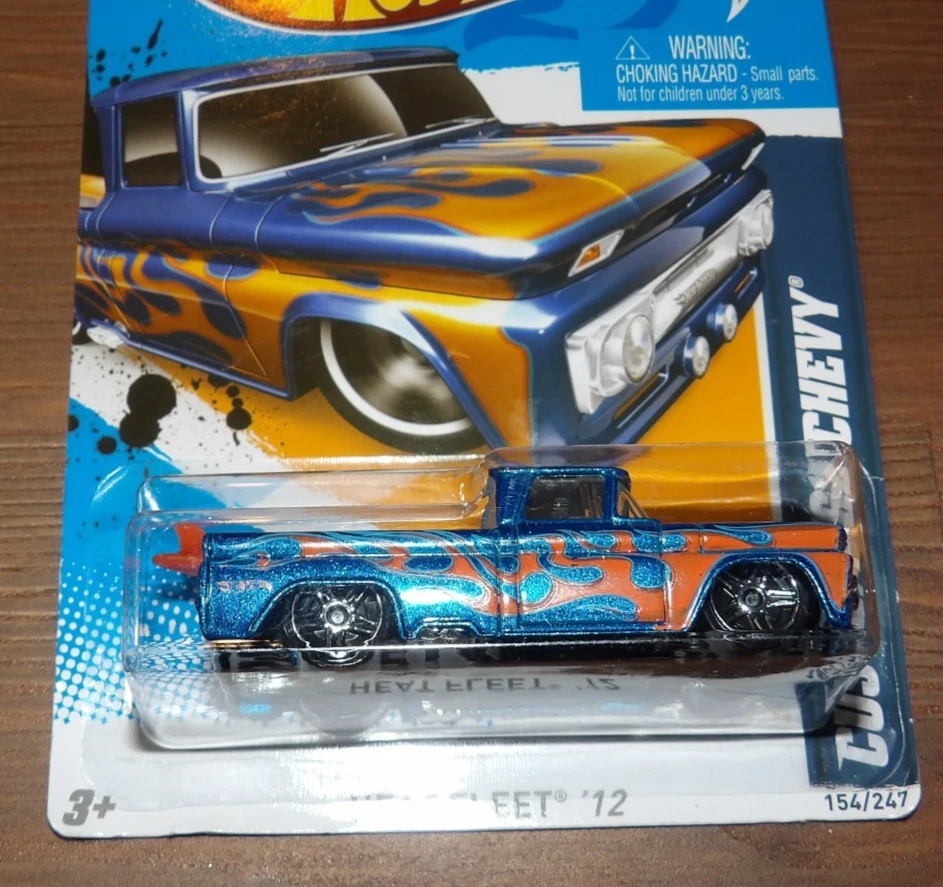 Frota térmica Hot Wheels 2012 - Chevy 62 personalizado - Azul - Protetor incluído - Imagem 1 de 3