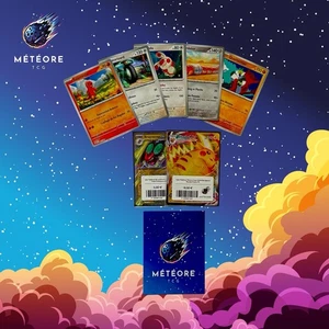 Pack Météore - Booster Pokemon Reconditionné - Lot De 7 Cartes Avec 2 Ultra Mini - Picture 1 of 4