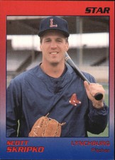 1989 Lynchburg Red Sox Star #25 Scott Skripko