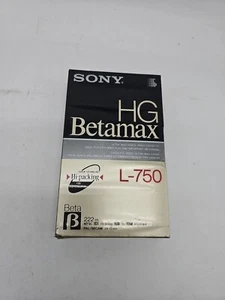 Sony Betamax HG L-750 High Grade, New Sealed - Vintage - Picture 1 of 1