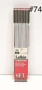 Vintage Lufkin 6’ carpenters rule red end 066 NOS - Picture 1 of 3