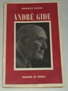 ANDRE GIDE bio. INSCRIBED by MAURICE SACHS to Cubist Artist ANDRE LHOTE 1936 1ST - Picture 1 of 3