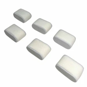 6 WEISSE MITTELGROSSE UHRENKISSEN FÜR UHRENETUIS SCHMUCKKÄSTCHEN VITRINE ORGANIZER - Bild 1 von 5