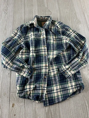 Boston Traders Men's Flannel Shirt Green Plaid Size Medium - Image 1 of 4