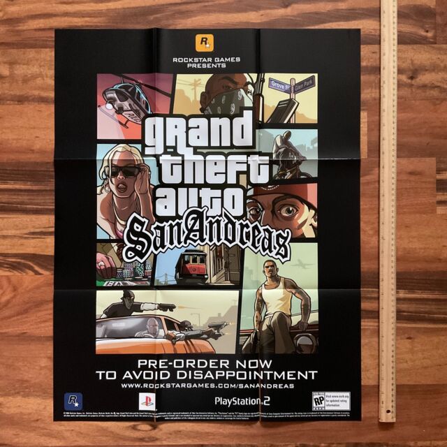 San Andreas Video Games Artwork Poster for Sale by Liquid-Art