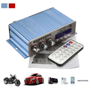 HY-502S 2 Channel FM MP3 Audio Speaker Car Bluetooth Stereo Amplifier Player 12V - Picture 1 of 13