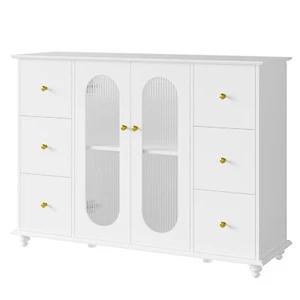 AuAg Drawer Dresser Floor Storage Cabinet Chest of Drawer Organizer Cupboard - Picture 1 of 5