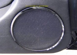 D Chrom Ringe für Türlautsprecher / BMW E46 - Edelstahl poliert Typ1 - Picture 1 of 3