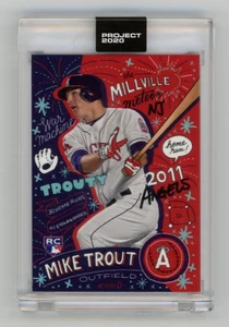 2020 Topps Project 2020 2011 Topps Update Mike Trout #142 - Picture 1 of 2
