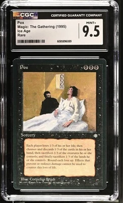 Pox. Ice Age Mtg. CGC 9.5 Mint+! - Image 1 of 2