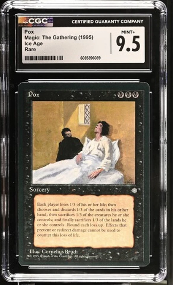 Pox. Ice Age Mtg. CGC 9.5 Mint+! - Image 1 of 2