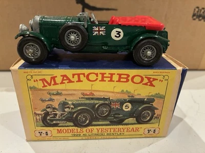 Matchbox Models of Yesteryear Y-5 1929 4-1/2 Litre(s) "Blower" Bentley with Box - Image 1 of 4