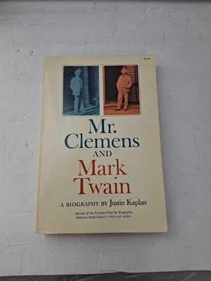 Мистер Клеменс и Марк Твен, биография Джастина Каплана, 1966 книга в мягкой обложке - Изображение 1 из 4