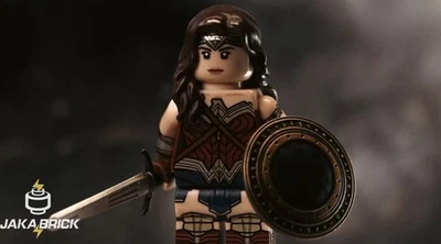 LEGO Jaka Brick Custom DC Goddess Of Truth Wonder Woman Minifigure NEW - Image 1 of 4